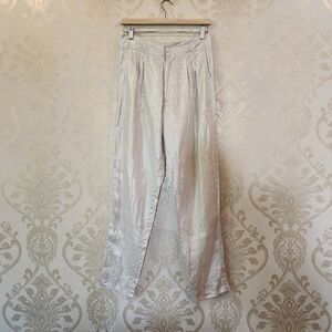 Horses Atelier Linen Trousers Metallic
